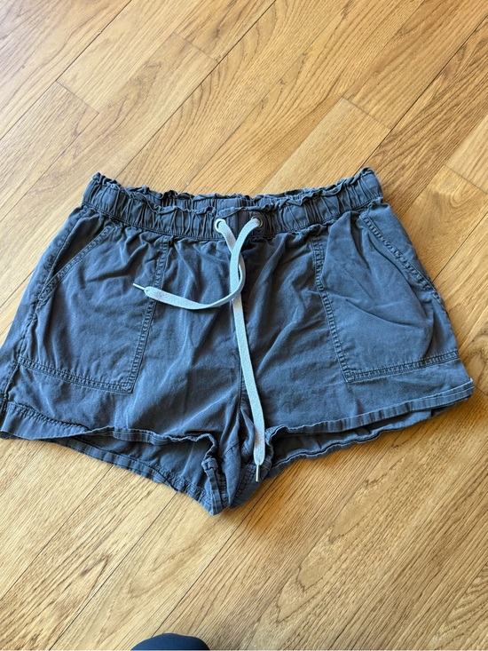 aerie Pants - aerie Gray Elastic Waist Casual Shorts - Women's Size XL